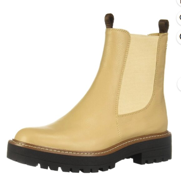 NEW SAM EDELMAN Lug Sole Goring Waterproof Laguna Round Toe Bootie Size 6 - Picture 3 of 12